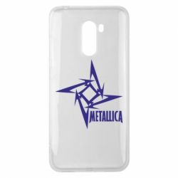 Чехол для Xiaomi Pocophone F1 Metallica Logotype - PrintSalon