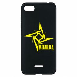 Чехол для Xiaomi Redmi 6A Metallica Logotype - PrintSalon