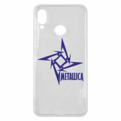 Чехол для Huawei P Smart Plus 2018 Metallica Logotype - PrintSalon