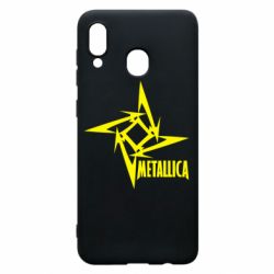 Чехол для Samsung A30 Metallica Logotype - PrintSalon