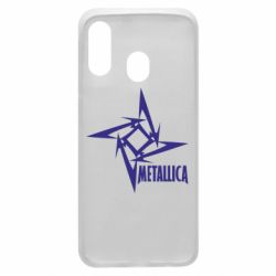 Чехол для Samsung A40 Metallica Logotype - PrintSalon