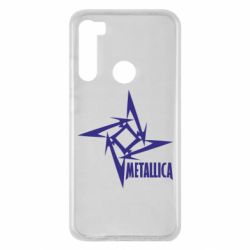 Чехол для Xiaomi Redmi Note 8 Metallica Logotype - PrintSalon