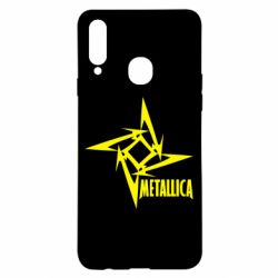 Чехол для Samsung A20s Metallica Logotype - PrintSalon