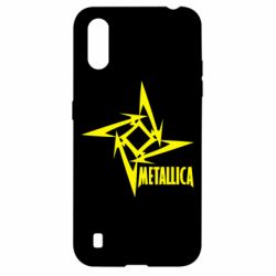 Чехол для Samsung A01/M01 Metallica Logotype - PrintSalon