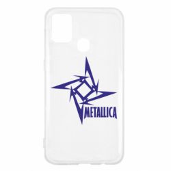 Чехол для Samsung M31 Metallica Logotype - PrintSalon
