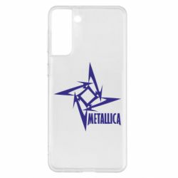 Чехол для Samsung S21+ Metallica Logotype - PrintSalon