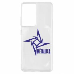 Чехол для Samsung S21 Ultra Metallica Logotype - PrintSalon
