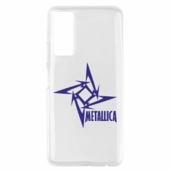 Чехол для Huawei P Smart 2021 Metallica Logotype - PrintSalon