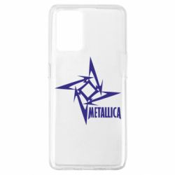 Чехол для Oppo A74 4G Metallica Logotype - PrintSalon
