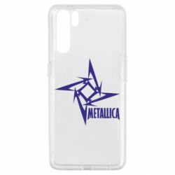 Чехол для Oppo A91/Reno3 Metallica Logotype - PrintSalon