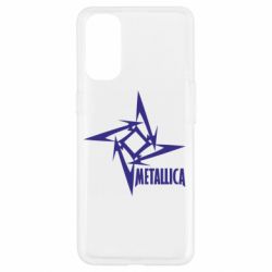 Чехол для Oppo Reno 4 Metallica Logotype - PrintSalon