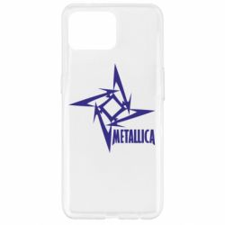 Чехол для Oppo Reno 4 Lite Metallica Logotype - PrintSalon