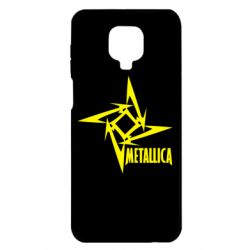 Чехол для Xiaomi Redmi Note 9S/9Pro/9Pro Max Metallica Logotype - PrintSalon