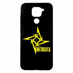 Чехол для Xiaomi Redmi Note 9/Redmi 10X Metallica Logotype - PrintSalon