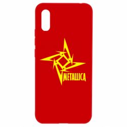 Чехол для Xiaomi Redmi 9a Metallica Logotype - PrintSalon