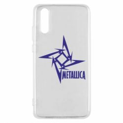 Чехол для Huawei P20 Metallica Logotype - PrintSalon