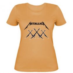 Жіноча футболка Metallica XXX - PrintSalon