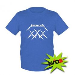 Дитяча футболка Metallica XXX - PrintSalon