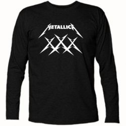 Футболка з довгим рукавом Metallica XXX - PrintSalon