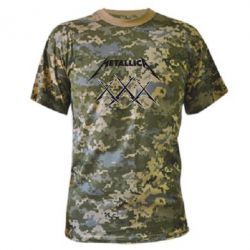 Камуфляжна футболка Metallica XXX - PrintSalon