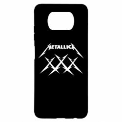 Чехол для Xiaomi Poco X3 Metallica XXX