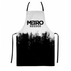 Фартух з 3D принтом Metro black logo - PrintSalon