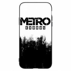 Чехол для iPhone XR Metro black logo