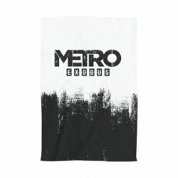 Рушник з принтом Metro black logo - PrintSalon