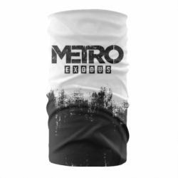 Бандана Metro black logo - PrintSalon