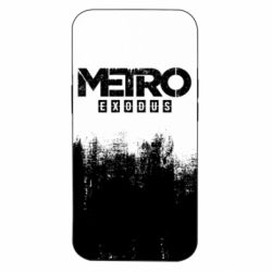 Чохол для iPhone 14 Metro black logo - PrintSalon