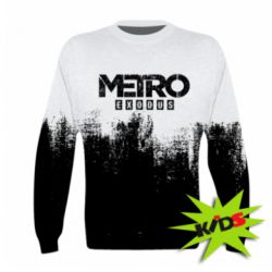 Дитячий 3D світшот Metro black logo - PrintSalon