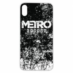 Чехол для iPhone Xs Max Metro Exodus black and white - PrintSalon