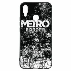 Чехол для Huawei P Smart Plus 2018 Metro Exodus black and white - PrintSalon