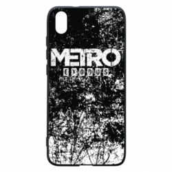 Чехол для Xiaomi Redmi 7A Metro Exodus black and white - PrintSalon
