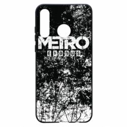 Чехол для Huawei P30 Lite Metro Exodus black and white - PrintSalon