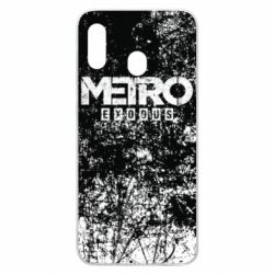 Чехол для Samsung A30 Metro Exodus black and white - PrintSalon