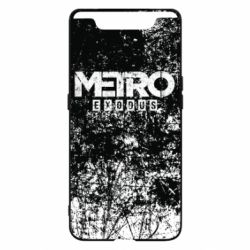 Чехол для Samsung A80 Metro Exodus black and white - PrintSalon