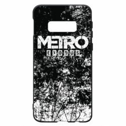 Чехол для Samsung S10e Metro Exodus black and white - PrintSalon