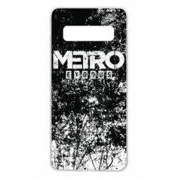 Чехол для Samsung S10 Metro Exodus black and white - PrintSalon