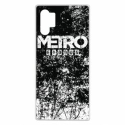 Чехол для Samsung Note 10 Plus Metro Exodus black and white - PrintSalon