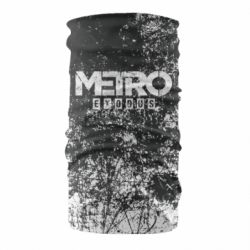 Бандана Metro Exodus black and white - PrintSalon