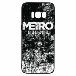 Чехол для Samsung S8 Metro Exodus black and white - PrintSalon