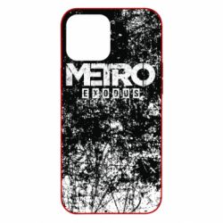 Чехол для iPhone 12 Pro Max Metro Exodus black and white