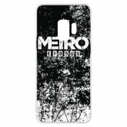 Чехол для Samsung S9 Metro Exodus black and white - PrintSalon
