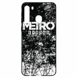 Чехол для Samsung A21 Metro Exodus black and white - PrintSalon