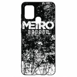 Чехол для Samsung A21s Metro Exodus black and white - PrintSalon