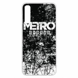 Чехол для Samsung A50 Metro Exodus black and white - PrintSalon