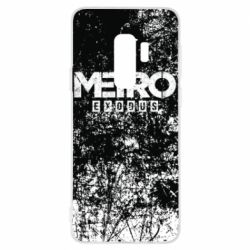 Чехол для Samsung S9+ Metro Exodus black and white - PrintSalon