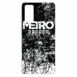 Чехол для Samsung S20 FE Metro Exodus black and white - PrintSalon
