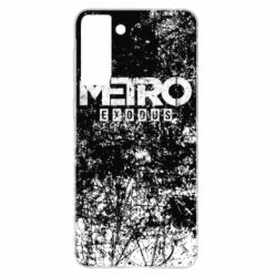 Чехол для Samsung S21+ Metro Exodus black and white - PrintSalon